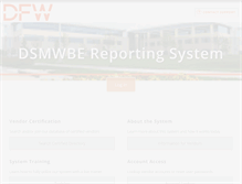 Tablet Screenshot of dfw.diversitysoftware.com